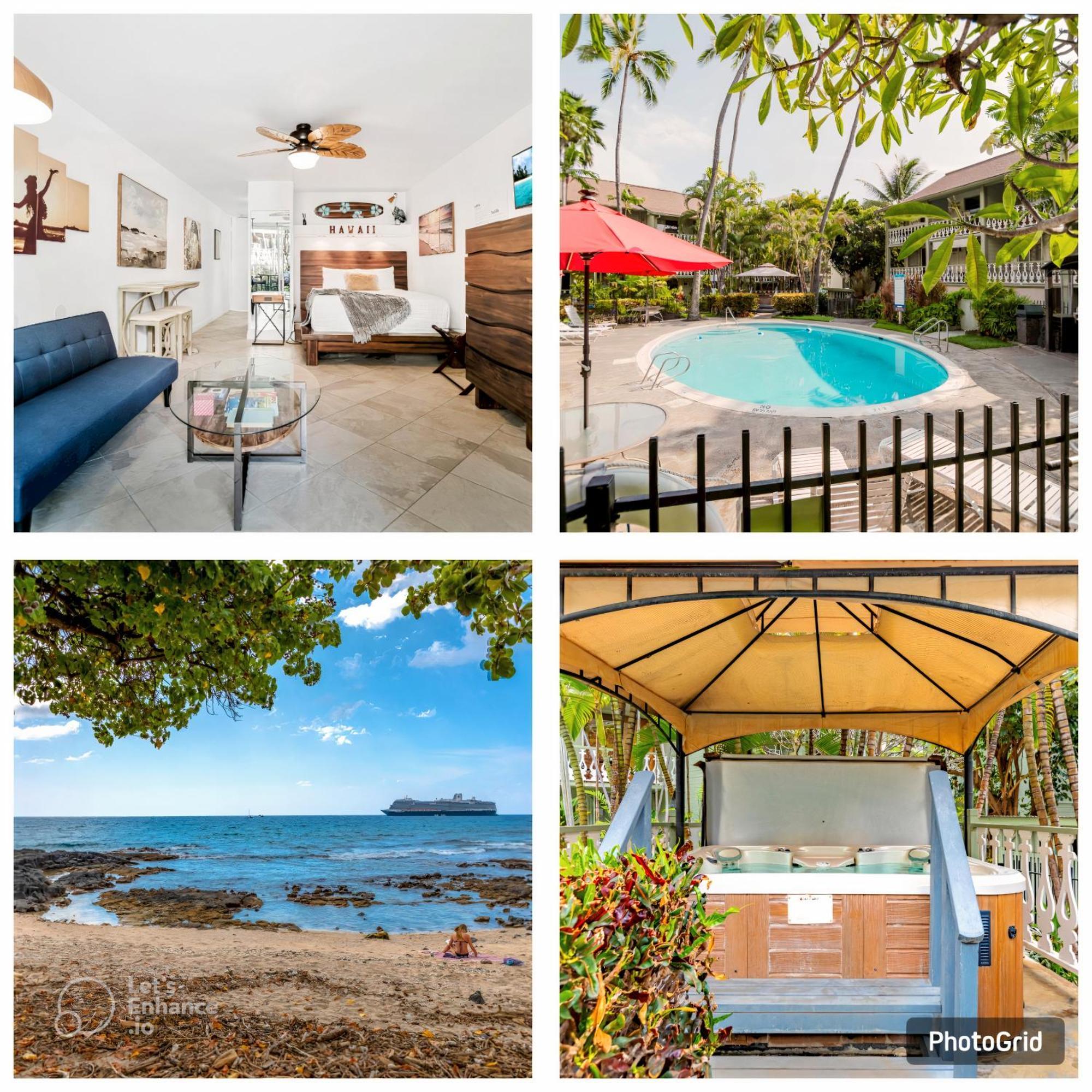 Downtown Hawaiian Paradise Condo With Hot Tub, Pool & Beach - Kona Islander Inn Kailua-Kona Dış mekan fotoğraf